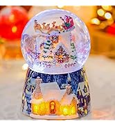 Amazon.com: Christmas Music Box Snow Globe Gift, Musical